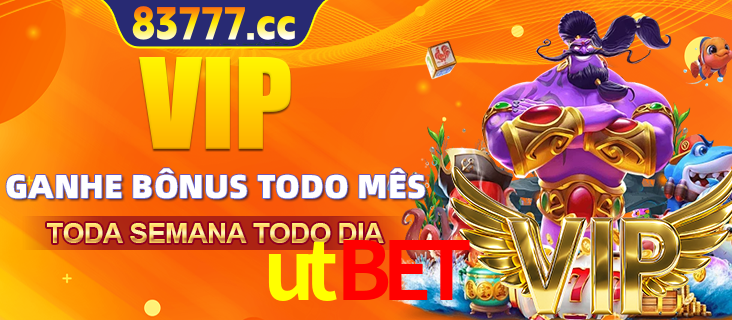 Banner promocional do utbet oferecendo 100% de recompensas adicionais contínuas para quem fizer o login diário (Daily sign-in), com um mascote de coelho.