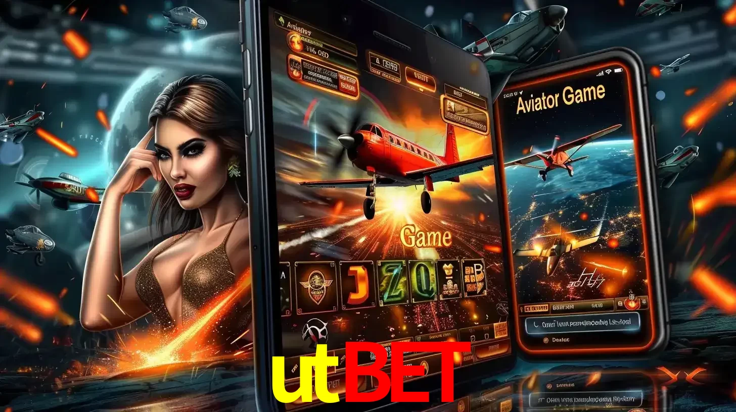Mulher estilosa cercada por telas que exibem a jogabilidade do Aviator, capturando a intensidade e a estratégia deste popular crash game oferecido pelo utbet.